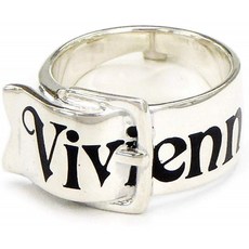 비비안 웨스트 우드 벨트 반지 실버 925 사이즈 S (약 11 호 정도) Vivienne Westwood 【병행 수입품]
