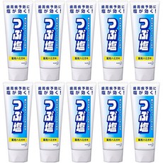 일본 소금치약 카오 최신제조발송, 10개, 180g