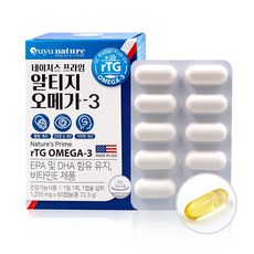 네이처스프라임 알티지 오메가3 60캡슐 r-TG OMEGA-3, 1개, 60정
