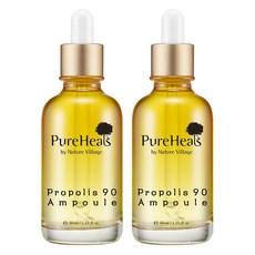 PureHeals 프로폴리스 90 앰플 50ml 대용량 고보습 광채 엠플, 2개