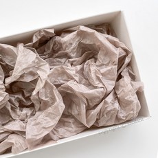 새담 포장용 습자지 모카 120장 / 무형광 색화지 갱지 고급 선물포장 구김지