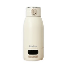 워너홈 휴대용 분유포트 아이보리 2시간 완충 급속충전 500ml 너홈 휴대용 분유포트 2세대