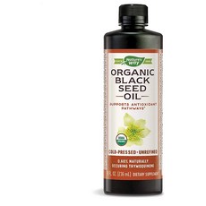 네이쳐스 웨이 블랙 시드 오일 236g Nature's Way Organic Black Seed Oil Cold-Pressed Cumin (Nigella Sativa) Gluten-Free 8 OZ, 1개, 1