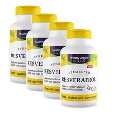 헬시오리진스 레스베라트롤 300mg 발효 Healthy Origins Fermented Resveratrol, 4개, 150정