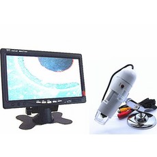 25- 400X LED AV 디지털 TVL 현미경 내시경 카메라 비디오 Microscopio 복구 머리 피부 스마트 폰 PCB 도구, 02 7Inch