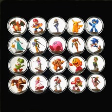 fnc 스위치 카드 25 개/대 Zeldaes botwe 게임 컬렉션 동전 Amxboo, 10 20pcs SuperSmashBros