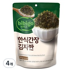 비비고 한식간장 김자반, 50g, 4개 50g, 4개
