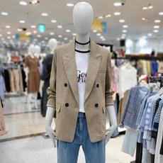 씨씨콜렉트 린넨 블렌드 더블버튼재킷(E222MSF136/베이지)(3033049) 백화점