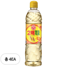 오뚜기 2배 양조식초, 4개, 900ml