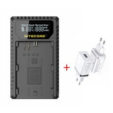 Nitecore UCN1 캐논 EOS LP-E6 배터리 5D Mark II R 6D 7D XCIO 용 디지털 USB 충전기, 03 Package 3