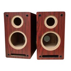 65인치 자작 스피커통 인클로저 DIY 북쉘프, 상세페이지 참고, 4. 마호가니 2개 + 금속 손잡이선박스