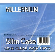 cd케이스투명슬림10매