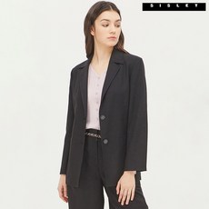 시슬리 마르첼라 벨티드 자켓 SAJK35131 BK