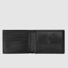 THE BRIDGE MEN'S WALLET 01451201 BLACK/PALLADIUM/RUTHENIUM