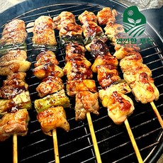 깐깐한 닭꼬치 5개 800g 캠핑요리 파닭 왕닭 꼬치