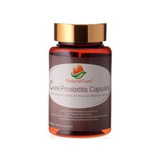 NaturalCure 전립선 염 캡슐 전립선 질환 전립선 통증 완화 배뇨 문제 해결 식물 추출물, 50 개