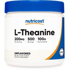 뉴트리코스트 L-테아닌 파우더 100g, 1개