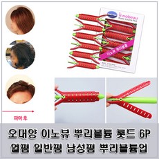 D 파마롯드 오대양 이노뷰 뿌리볼륨 롯드 6P 뿌리펌 열펌 남성펌, 단일 수량, 단일 색상/향