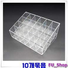  ForU133 깔끔정리 계단식 아크릴 립스틱정리함 4구 10개 립스틱꽂이 정리함, 상세페이지 참조 