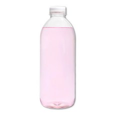 [유페트] 1000ml 우유 페트병 35파이 1개 흰색캡, 흰색