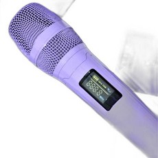아이돌마이크 커스텀마이크 무선 강의 노래방 보컬, 타로 보라색 마이크 1개 + 수신기 1개