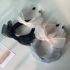 쉬폰리본머리띠