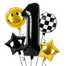 Holy Cow Im One 첫 번째 생일 장식용 대형 핑크 원포일 풍선 암소 파티 용품 소녀용 백 40 인치, 기타, smile, 1개