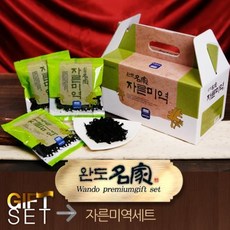 완도명가 자른미역세트 부모님 추석 건어물 돌김세트 구정 멸치세트, 1개, 상세페이지 참조