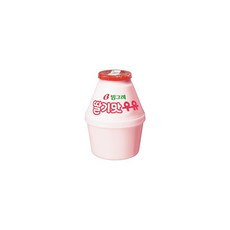 빙그레 딸기맛 우유 단지우유 항아리우유, 36개, 240ml
