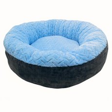 Small Pet Bed Donut-Shaped 20'' Sky Hypoallergenic Machine Washable Non-Slip Bottom 25 lbs Weig, 01 Small 20"_02 White, 1개 - 하이포알러제닉