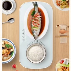 다용도 스마트 항온 보온 요리데우기 가열기 220v 온도유지 멀티 포트 전기보온기 요리/차/ 푸드 워머, 블랙*2