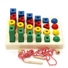 도형막대실꿰기