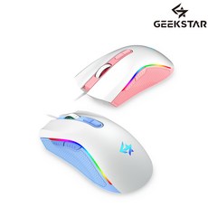 긱스타 게이밍마우스 RGB LED, 블루, GM500