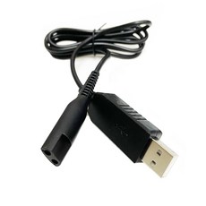 브라운면도기충전기 Braun1-9 시리즈 Shavers 시리즈 S3 S5 S7 및 S9 용 USB 충전 케이블 1.Black