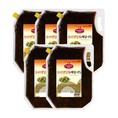 [쉐프원] 오리엔탈 드레싱 FS 냉장 1박스 (2kg x 5개입), 5개