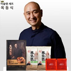 8인분세트 옥동식 메밀 막국수 메밀소바국수 100%생 메밀면 막국수면 소바, 비빔 (4인분) + 물 (4인분)