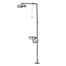 비상 샤워기 공장 수직 세안기 산업용 임시 안구 세척