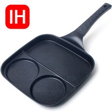 토탈하우스 세신퀸센스 IH 모아 사각 나눔팬 27cm 인덕션용 브런치팬 후라이팬 (8527), 1개, 상세페이지 참조