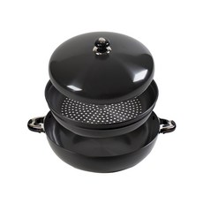 바른부엌 국산 경질찜냄비 2단 경질찜기 찜솥 찜기냄비, 1개, 26cm