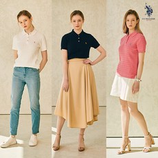 폴로케이블반팔니트