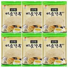  뚜레반 17곡 미숫가루 A+, 1kg, 6개 