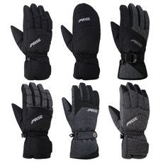 어라이즈 WG008 성인 주니어 방수소재내장 스키 보드 장갑 모음 택1, AWGA022BK 블랙M