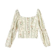 퍼프블라우스도안