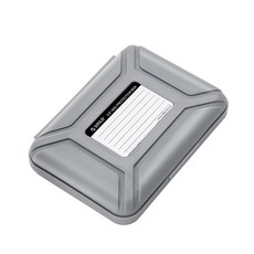 ORICO 외장 하드 드라이브 HDD 보호 박스 라벨 포함 보관 케이스 발수 기능 35 인치, 05 1 Piece Grey Only, 5. 1 Piece Grey Only, 1개