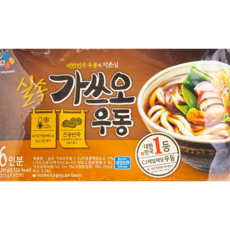 코스트코 CJ 가쓰오우동 1399g(6인분) -아이스팩+보냉팩포장발송, 1335g, 1개