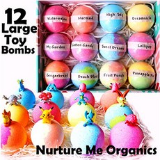 장난감이 들어있는 베쓰밤 Kids Bath Bombs Gift Set. 12 Large Bath Bombs with Surprise Inside, 본문참고, 본문참고