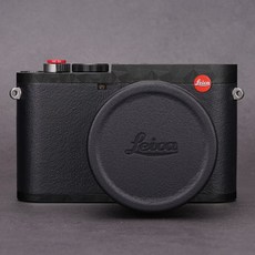 【카메라 보호 스티커】Leica Q2 바디 보호 필름 Leica Q2 가죽 일체형 탄소 섬유 스티커 매트 실버 3M, LeicaQ2(북유럽삼각형블랙+가죽패턴블랙), 1개