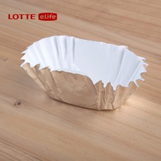 베이킹도구 위생적 일회용 베이킹컵 타원형 90P, 1개