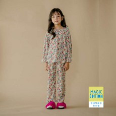 [현대백화점]매직에디션 진꽃벨로아블라우스 RP04-TS203_혼합