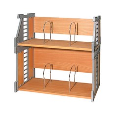 도이퍼니처 원목만능책꽂이 2단 BS-057, 단품